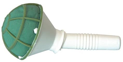 Creativery Soporte para ramo de flores húmedas, 8 x 18 cm, para floristas y aficionados profesionales, flores frescas, soporte para ramo de novia con asa, decoración de boda y suministros de