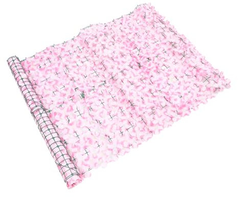 YDuupxe Haie de Fausses Plantes Artificielles de 3,3 X 9,8 Pieds, Clôture de Haie de Plantes Artificielles, Panneau de Dissipation de la Chaleur aux Couleurs Vives, Haie de Fausses