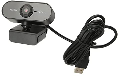 Web Camera MultifUnction 1080p HD USB Computer Camera med mikrofon för videosamtalskonferenser Streaming Lämplig för PCS -bärbara datorer Desktops Android -TV -apparater ABS