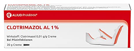 ALIUD PHARMA Clotrimazol AL 1%, 20g Creme: Antimykotikum zur Behandlung von Hautpilz und Fußpilz
