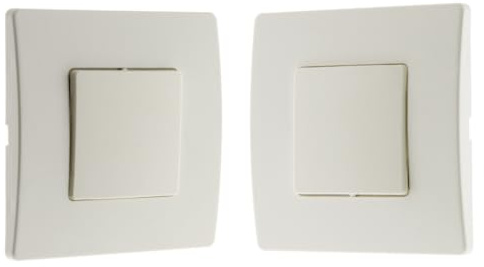 Zenitech Appareillage encastrable va et Vient sans Fil - Blanc - Venus