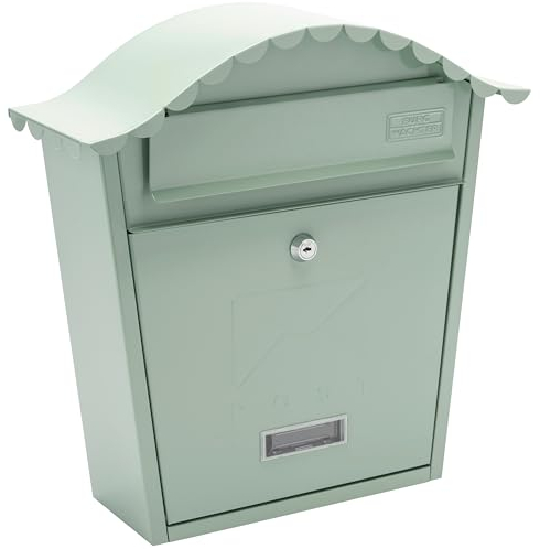 Burg-Wachter Classic Briefkasten CHAR GRN MB01CG, Chartwell Green, 36 x 37 x 13 cm
