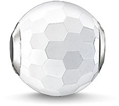 THOMAS SABO Bead Weißer Achat 925er Sterlingsilber