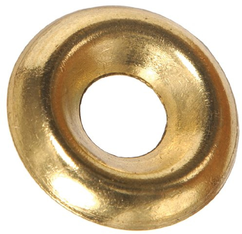 Hillman 1257#8 Brass Countersunk Finishing Washer 48-Pack