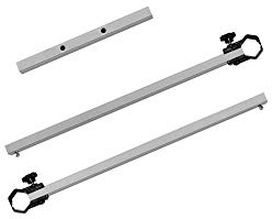 Vispronet 6.5ft Rail Bars for Pavilion Pop Up Canopy Tents - Set of 2 Pavilion Tent Half Wall Hardware Only - Works with Hexagonal Canopy Tent Legs - No Walls Included
