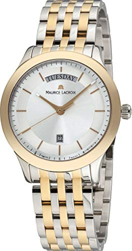 Maurice Lacroix Les Classiques Day / Date Quartz Uhr, Silber, LC1227-PVY13-130-1