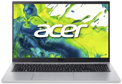 acer Aspire Go 15 AG15-72P, Ordenador Portátil 15.6 Full HD IPS (Intel Core 5 120U, 16 GB RAM, 512 GB SSD, Intel Graphics, Sin Sistema Operativo), Plata, Teclado QWERTY Español