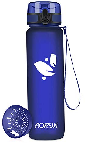AORIN Trinkflasche - 1000ml - Wasserflasche BPA-Frei & Tritan Auslaufsicher Sportflasche, Erwachsene,Trinkflasche Kinder, Fitness,Laufen,Yoga,Fahrrad,Outdoor