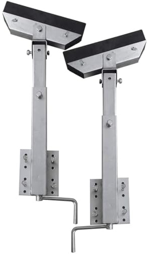 Genérico Set de 2 Soportes de Barra de Remolque de Barco 63-88 cm,Almacenamiento y Carga de vehículos,Remolques para vehículos motorizados,Tráilers para Barcos,141552
