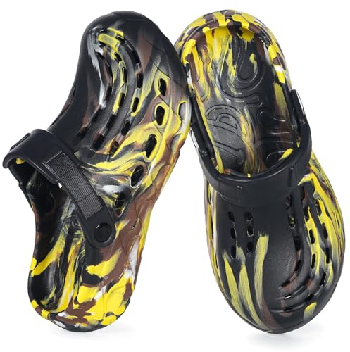 Gaatpot Zuecos y Mules para Hombre Mujer Sandalias Verano | Zapatos de Jardín, Zapatillas de Playa Piscina Casa , Slip On Pantuflas, Cómodo Calzado