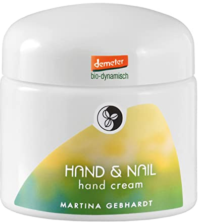 Martina Gebhardt HAND & NAIL Hand Cream (100ml) • Handcreme für sehr trockene Hände • Natürliche Handpflege mit Kamille • Bio-Naturkosmetik für rissige Hände & Nägel