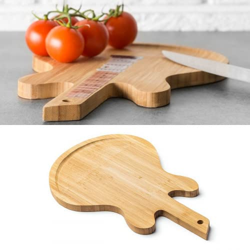 Schneidebrett in Gitarrenform - Bambus