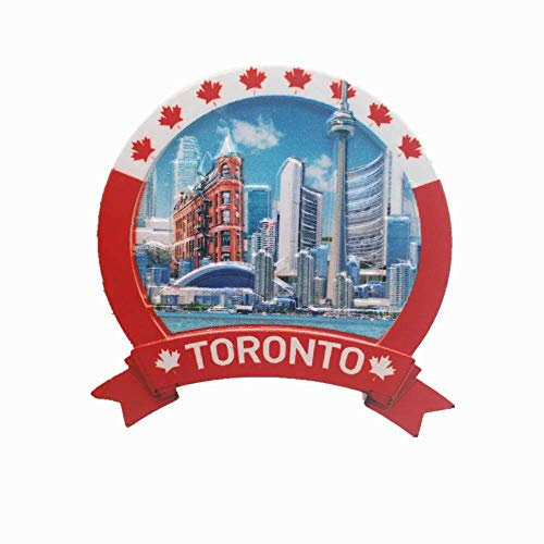 Calamita da frigorifero 3D Toronto Canada da viaggio souvenir regalo casa cucina frigorifero decorazione adesivo magnetico Craft Collection