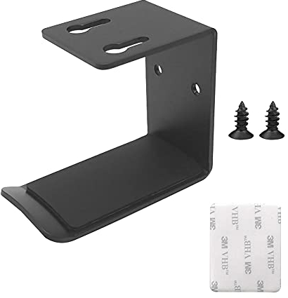 Soporte para Casco, Soporte de Casco de Aluminio, Soporte de Casco de Montaje en Pared con Adhesivo Potente y Tornillos de 3 m, Soporte para Gancho Compatible con Sennheiser Sony Bose Beats AKG