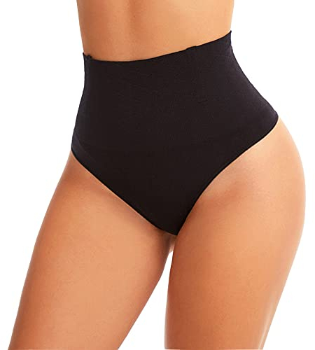 CheChury Donna Vita Alta Contenitiva Perizoma Intimo Modellante Sexy Tanga Mutande Contenitive Dimagrante Pancia Piatta Guaina Contenitivo Invisibile Thong Shapewear Pancia Guaina Body Shapewear