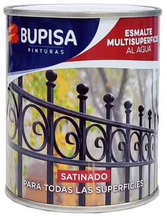 Bupisa Esmalte Multisuperficies Al Agua Satinado Colores 750 Ml (Verde Mayo)