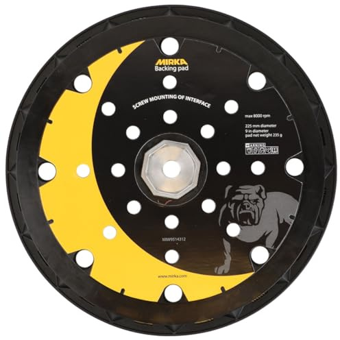 Backing Pad 225 mm 25H Grip LEROS + 8 viti