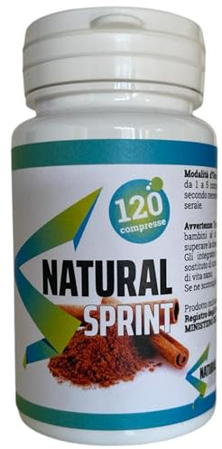NATURAL SPRINT,Transito Intestinale,Lassativo, Naturale,Stitichezza,Intestino Pigro,Metabolismo lento. Compresse Artigianali contro la Stitichezza e Intestino Pigro, fatte in Italia - 120 Compresse