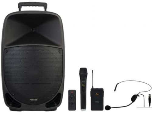 FONESTAR Altavoz Bluetooth Portátil MALIBU-315 Negro 250 W
