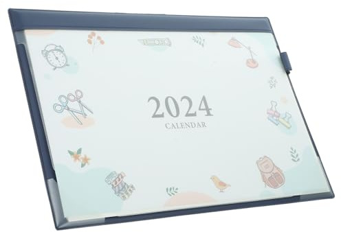 WEKAMOS Calendario Mensual con Alfombrilla de Ratón Diseño Colgante para Oficina y Planificador Diario de Pared con Espacio para Notas y Planificación Diaria