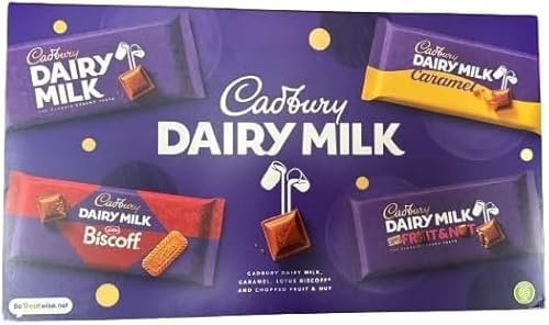 Cadbury Selection Box 405g, Limited Edition for Christmas Lutus Biscoff fruit&nut caramel dairy milk festive gift santa's grotto