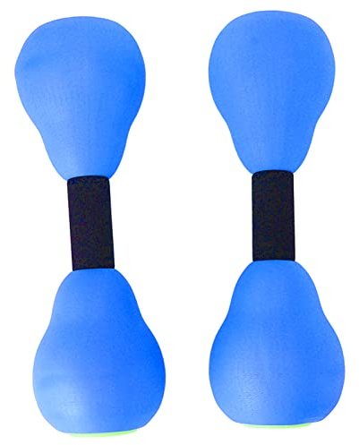 Sorandy Manubri per Fitness in Acqua Forte galleggiabilità Costruzione Muscolare per Esercizi in Acqua, Asciugatura Rapida per Donne Manubri Acquatici EVA per Fitness Blu