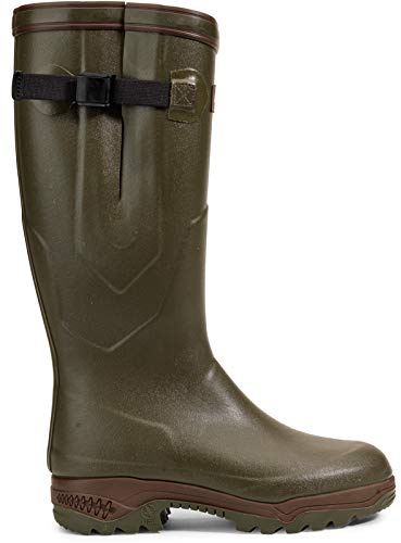 Aigle Herren Parcours 2 Iso Gummistiefel, Grün (Kaki), 43 EU