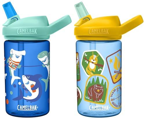 CAMELBAK Eddy+ Kids Twin Pack 400ml Water Bottles