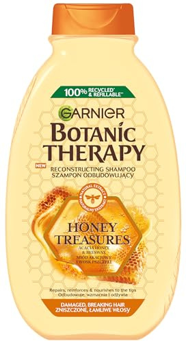 Garnier Botanic Therapy Honig & Propolis HaarShampoo sehr zerstört mit aufstrebenden Spitze, intensiv regeneriert und ernährt, 400 ml