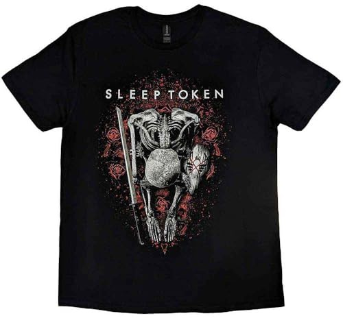 Rock Off Officially Licensed Products Sleep Token The Love You Want Skeleton T Shirt L Black