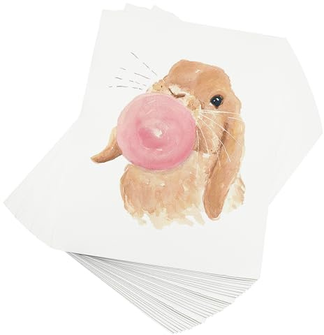30 Fogli Carta Acquerello 300g/m² - Carta per Acquerelli, Gouache e Acrilico, Senza Acido, 100% Cotone per Artisti - 22x30 cm