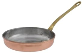 ich-zapfe.de Bratpfanne, Kupferpfanne - aus Kupfer und Messing, 16cm