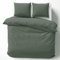 Cotton Castle Bettwäsche Bettgarnitur Bettbezug 100% Baumwolle 135x200 155x220 200x200 200x220, Farbe:Silber, Größe:200 x 220 cm