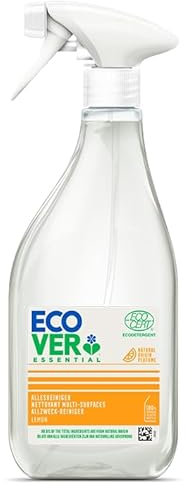 Ecover Essential Spray Nettoyant Multi Surface, Nettoie Sans Laisser de Traces, Ingrédients d'Origine Naturelle, Parfum Citron, 500ml