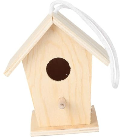 Milisten Handgemachtes Spielzeug Vogelnest - Hausbausatz Vogelhaus Aus Holz Perfekte Wohndekoration