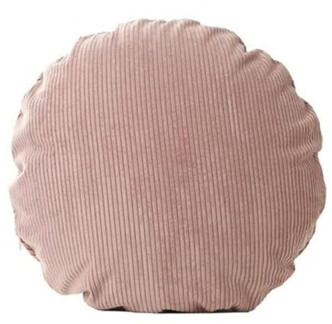 Kissenbezug Rund 45x45 50x50 60x60 Chenille Sofa Kissenbezüge Runder, Zierkissenbezug Dekokissen Sofakissen Kissenhülle Dekorative Weiche Zierkissenbezüge Kissen Bezug(Pink,60 cm (1pc))