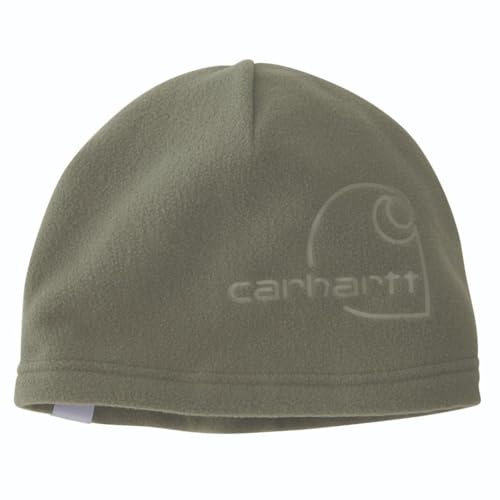 Carhartt Men's Fleece Debossed Hat, Dusty Olive, One Size