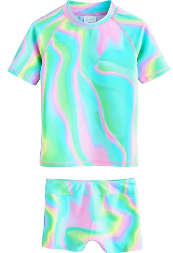 NEXT Fille Ensemble t-shirt et short de bain anti-UV Tie Dye 10 Ans