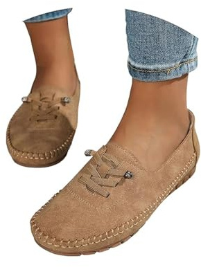 Mocasines de piel auténtica cómodos y suaves cosidos a mano, mocasines ortopédicos de cuero para mujer, zapatos de vestir ortopédicos 2026, ligeros, con lazo, zapatos de vestir ortopédicos