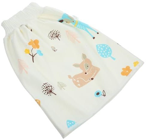 Abaodam Falda de Algodón para Ñiño Diseño a Prueba de Humedad y Resistente, Adecuado para Proteger Pantalones de Pañal y Uso Diario
