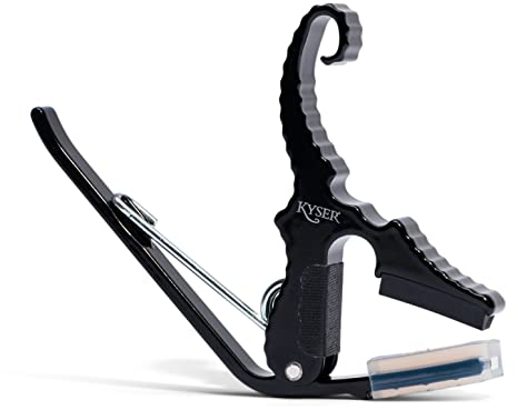 Kyser Short-Cut Halb Kapodaster, Schwarz, KG3B