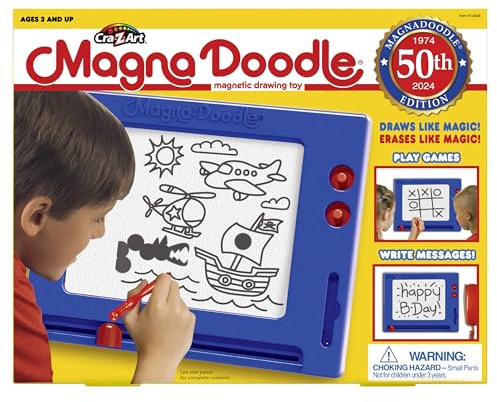 Cra-Z-Art Retro Magna Doodle - 50 Years of Creative Fun – Classic Magnetic Drawing Board Toy, Ages 3+