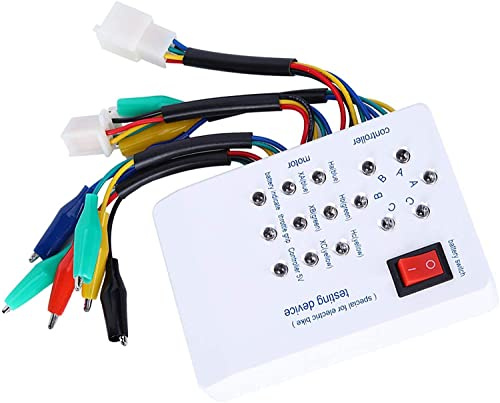 Comprobador de motor sin escobillas de 115x80x26mm, dispositivo de prueba Ebike Electro reparación de automóviles controlador de detector de vehículo eléctrico universal para bobina de motor Teste