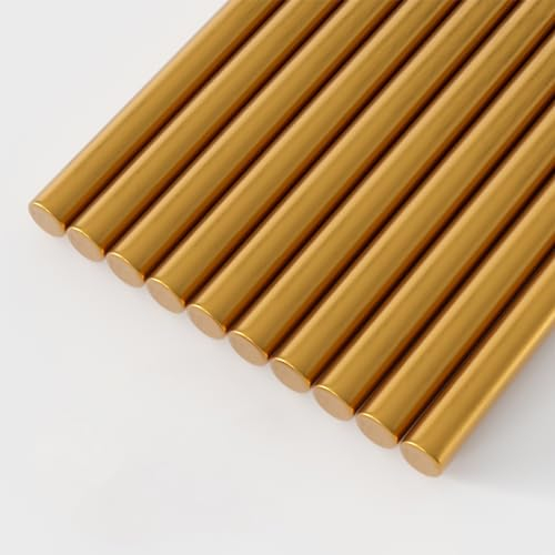 10 Stücke BernsteinGold Klebe Pistole Siegelwachs Sticks für Retro Vintage Wachs Siegel, Einladungen, Karten und Geschenk