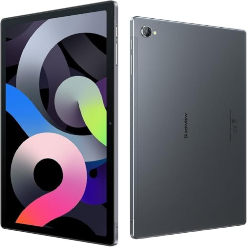 Blackview Tab 15 PRO 10,5 tum FHD+ display Android 12 surfplatta, 14 GB 256 GB (1 TB förlängd) 7,3 mm tunn och 8280 mAh batteri, Widevine L1, Dual SIM 4G LTE+WiFi, 13 MP+8 MP kamera, Quad Box Stereo