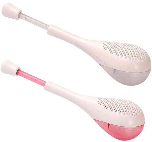Kopida Powdered Sugar Duster, Powdered Sugar Shaker Duster Dusting Wand for Baking for Cinnamon Sugar Powder, Confectioners Sugar and Brown Sugar Powder (pink and white)
