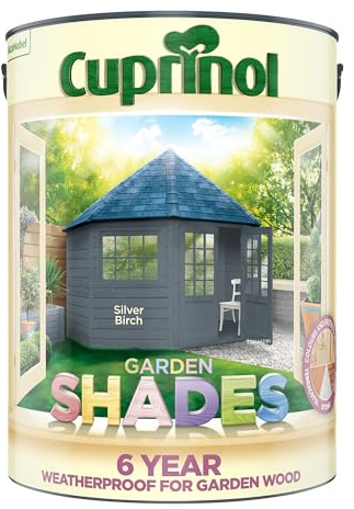 Cuprinol Garden Shades Wood Paint - Silver Birch - 5L