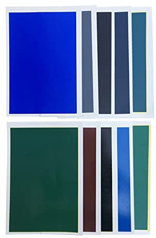 IKIER 10 Stück Laser Markierungspapier, 27 x 39 cm Laser Farbpapier für CO2 Dioden DIY Lasergravurmaschine Werkzeuge für Keramik, Glas, Kristall, Steinfliesen