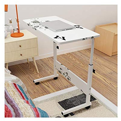 Verstellbarer Betttisch mit Rollen für Heimbüro-Arbeitsplätze