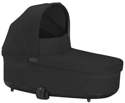 CYBEX GOLD COT S LUX Babywanne ab Geburt bis ca. 6 Monate (max. 9 kg) für Cybex Balios S-Lux und Talios S-Lux, Mondschwarz
